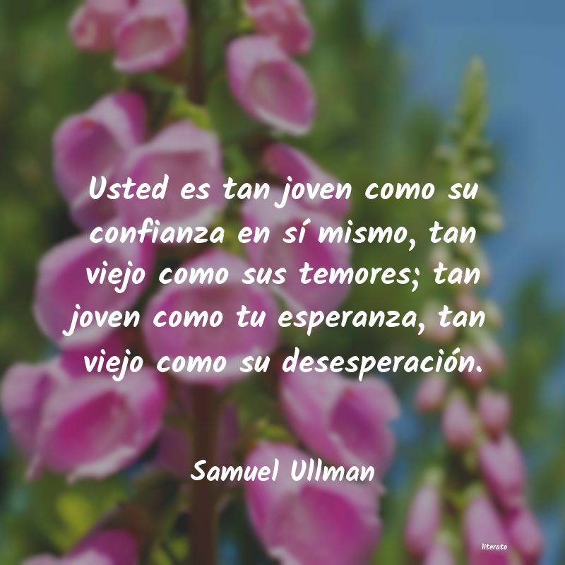 Frases de Samuel Ullman