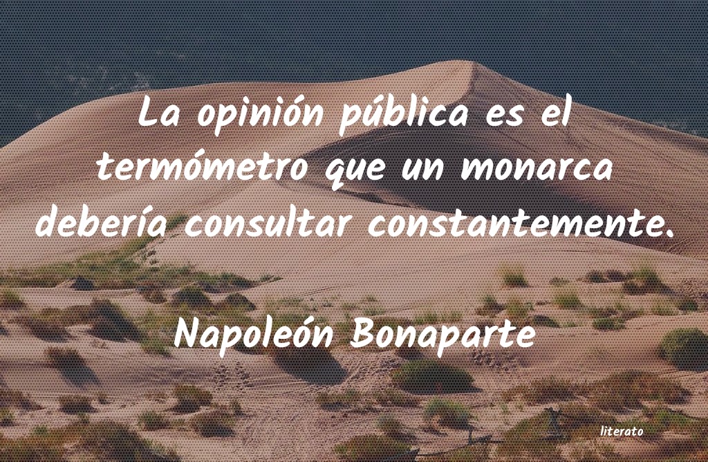 frases de Napoleón Bonaparte