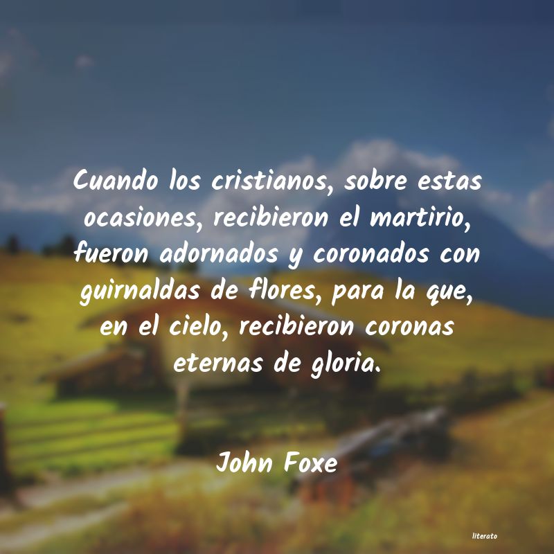 Frases de John Foxe