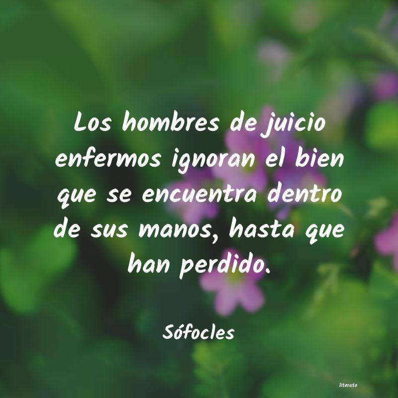 frases de Sófocles
