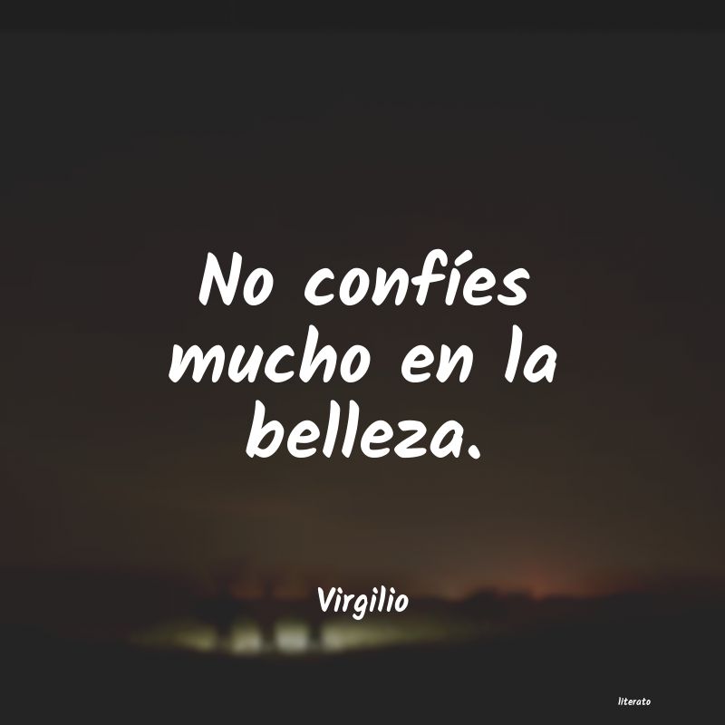 frases de Virgilio