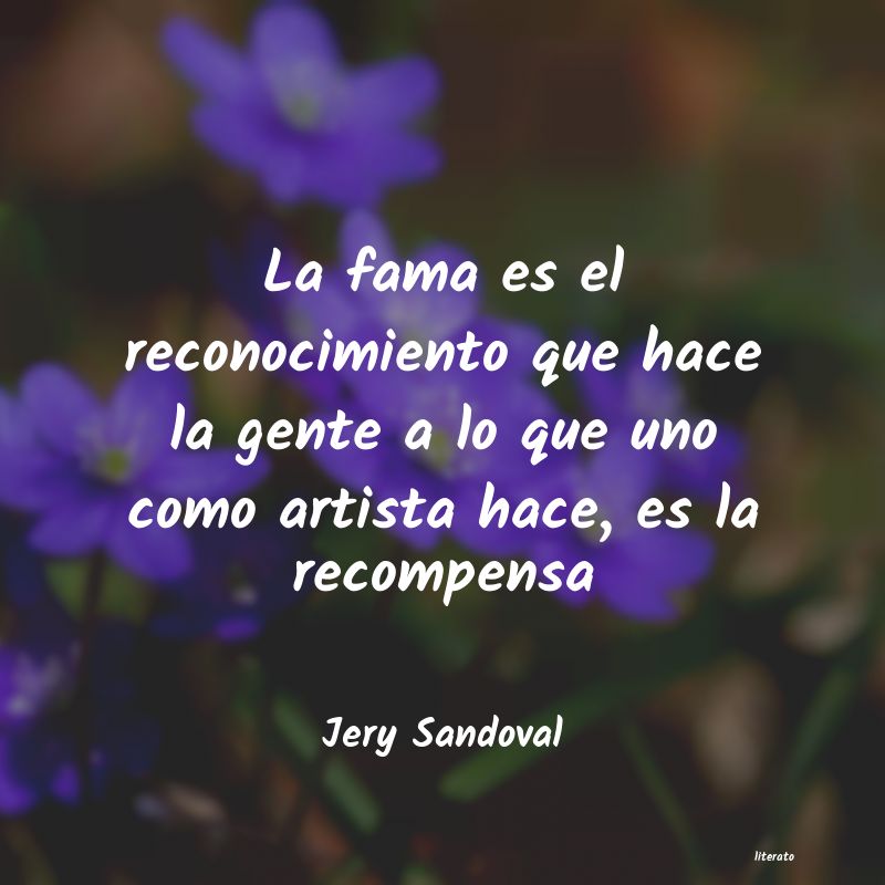 Frases de Jery Sandoval
