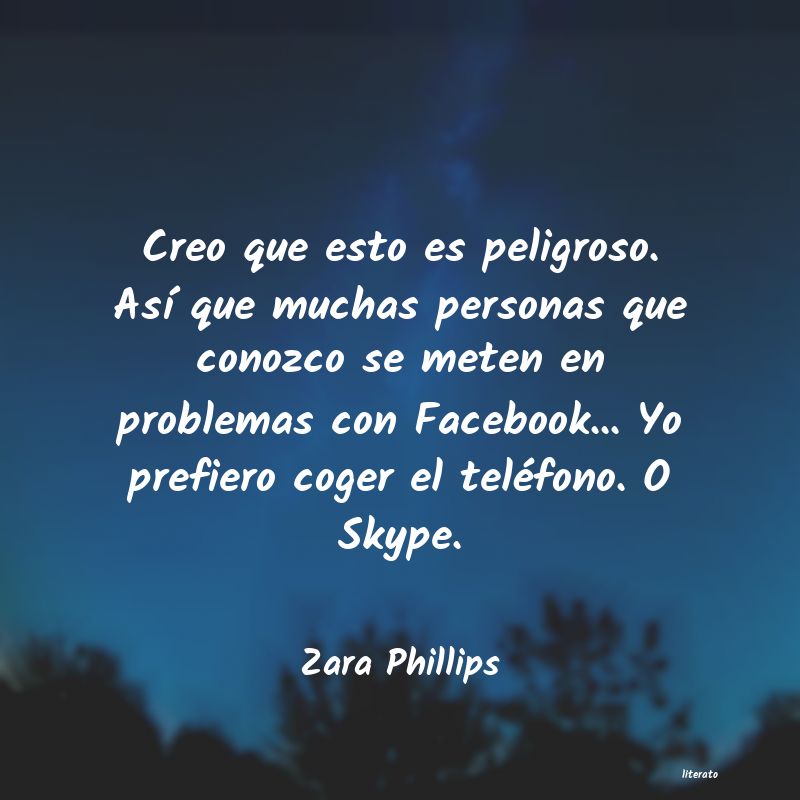 frases de Zara Phillips