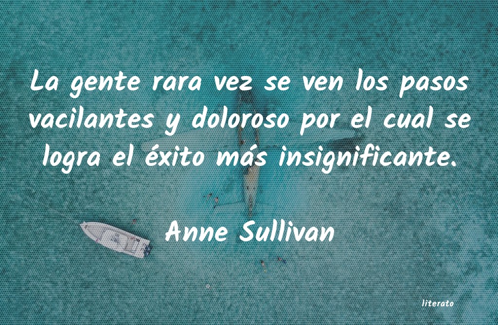 frases de Anne Sullivan