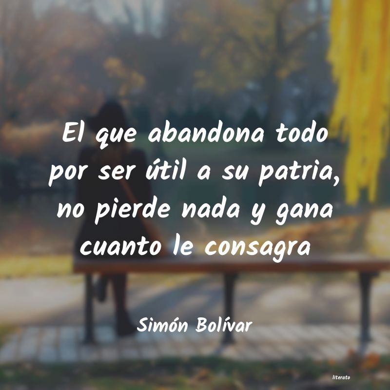 Frases de Simón BolÃvar