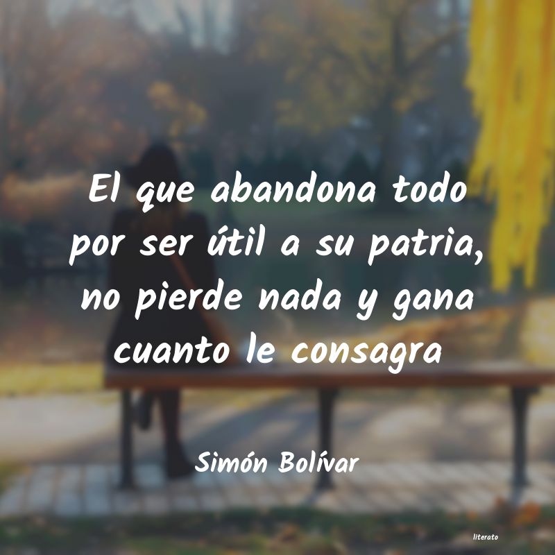 poemas de simon bolivar