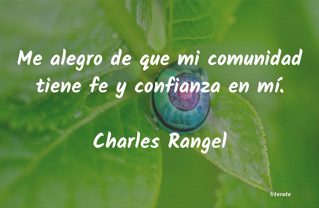 Frases de Charles Rangel