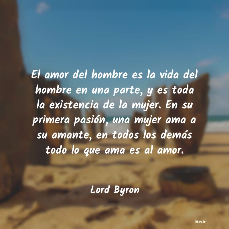frases de Lord Byron