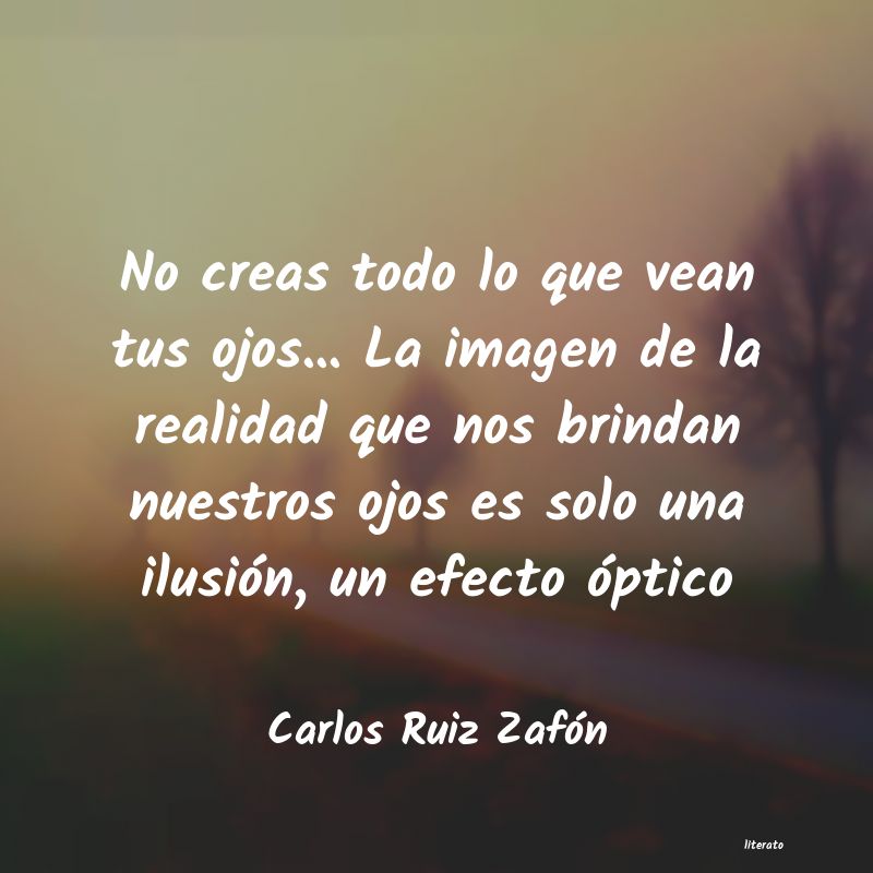 frases de Carlos Ruiz Zafón