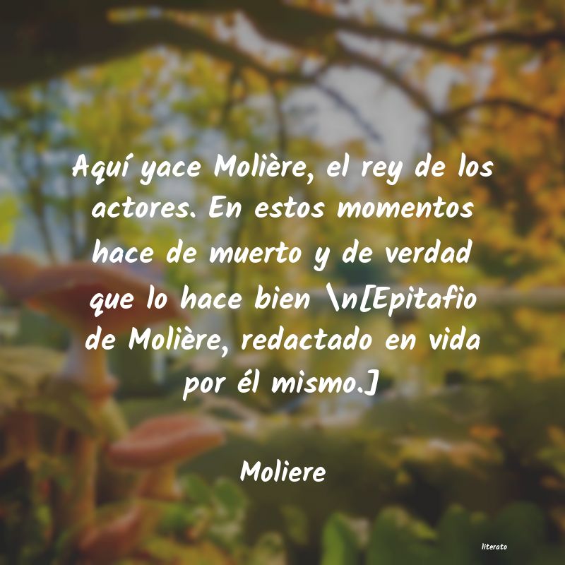 Frases de Moliere