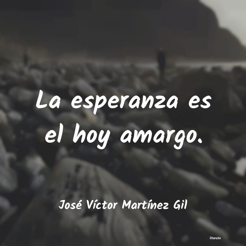frases de José VÃctor MartÃnez Gil