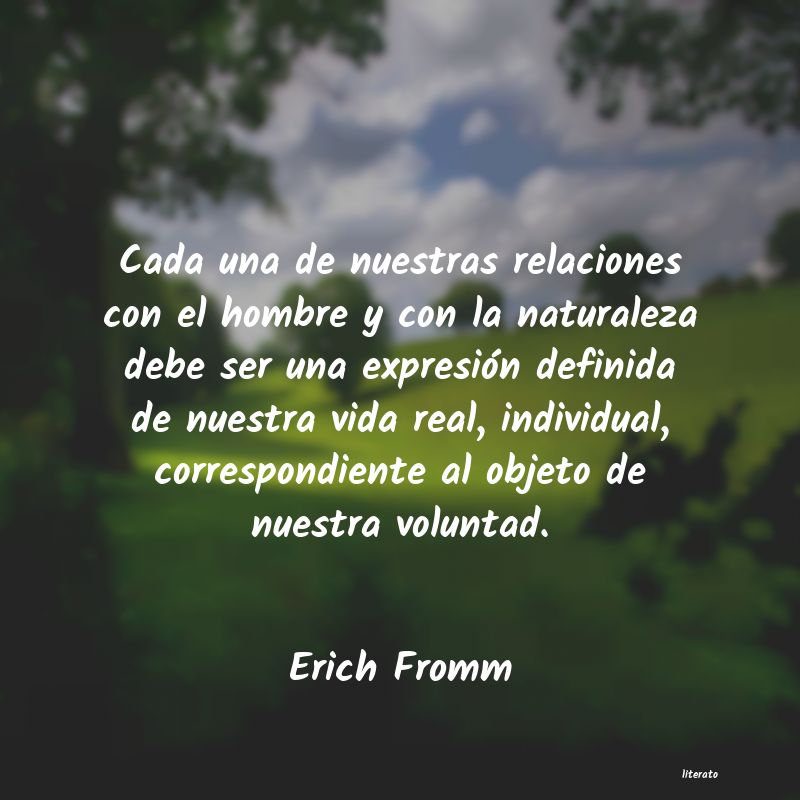 frases de Erich Fromm