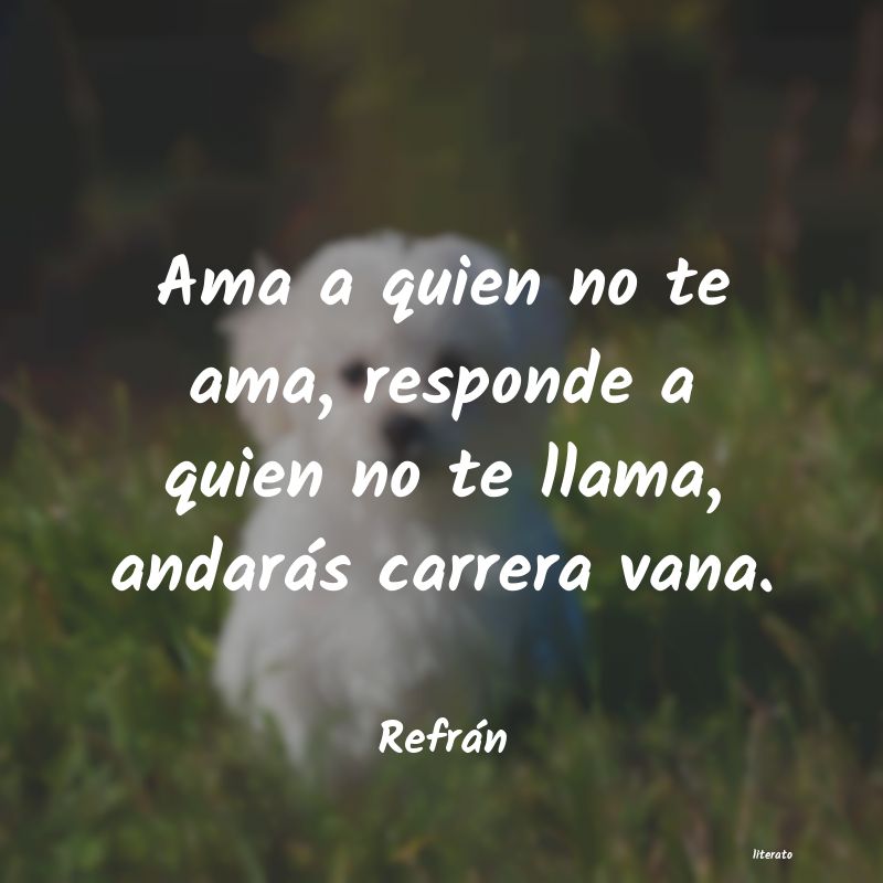 Frases de Refrán