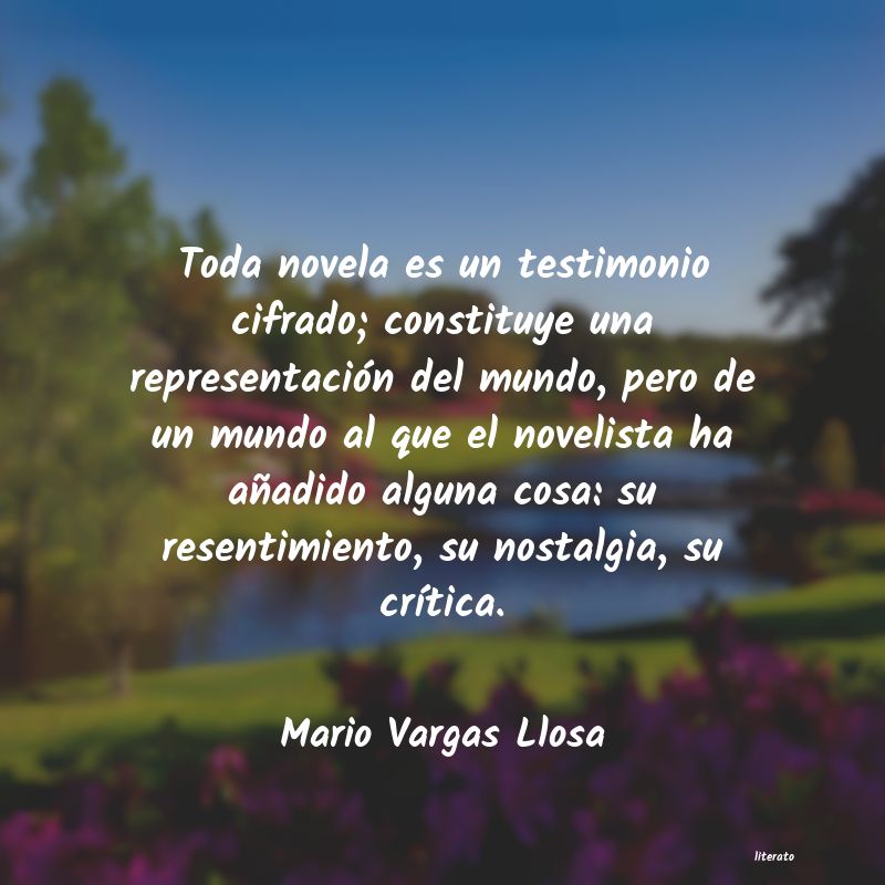 Frases de Mario Vargas Llosa