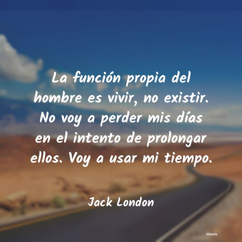 Frases de Jack London - literato