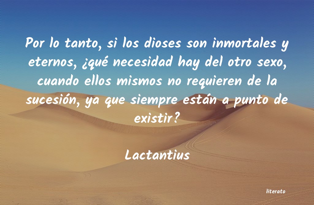Frases de Lactantius