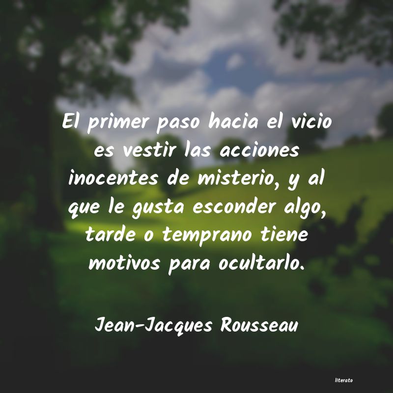 frases de Jean-Jacques Rousseau