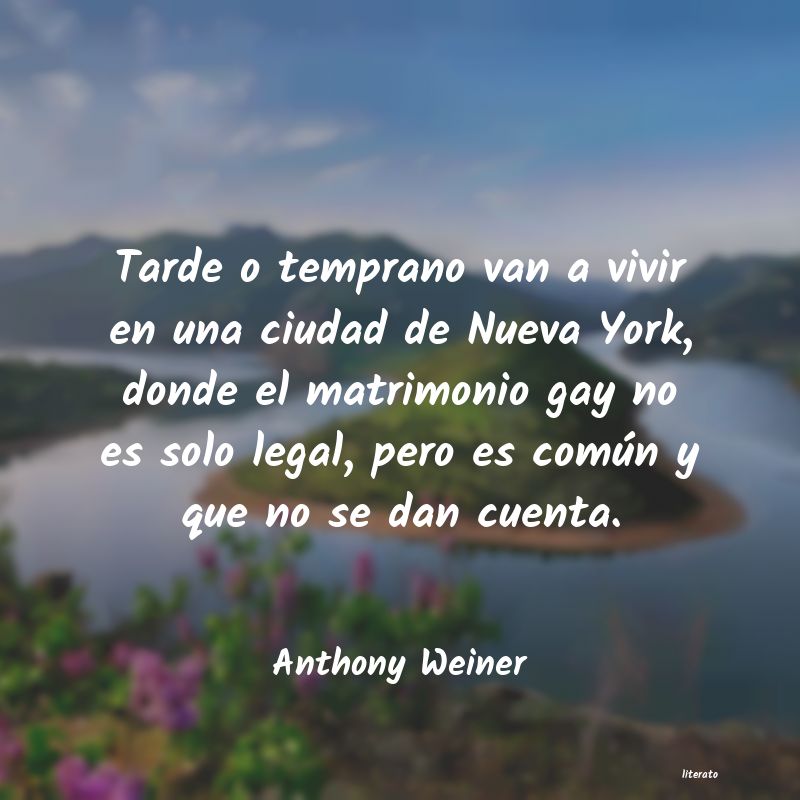 frases de Anthony Weiner