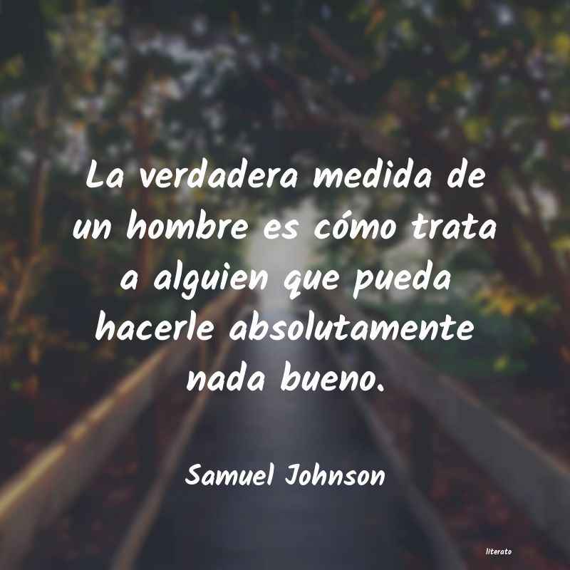 Frases de Samuel Johnson