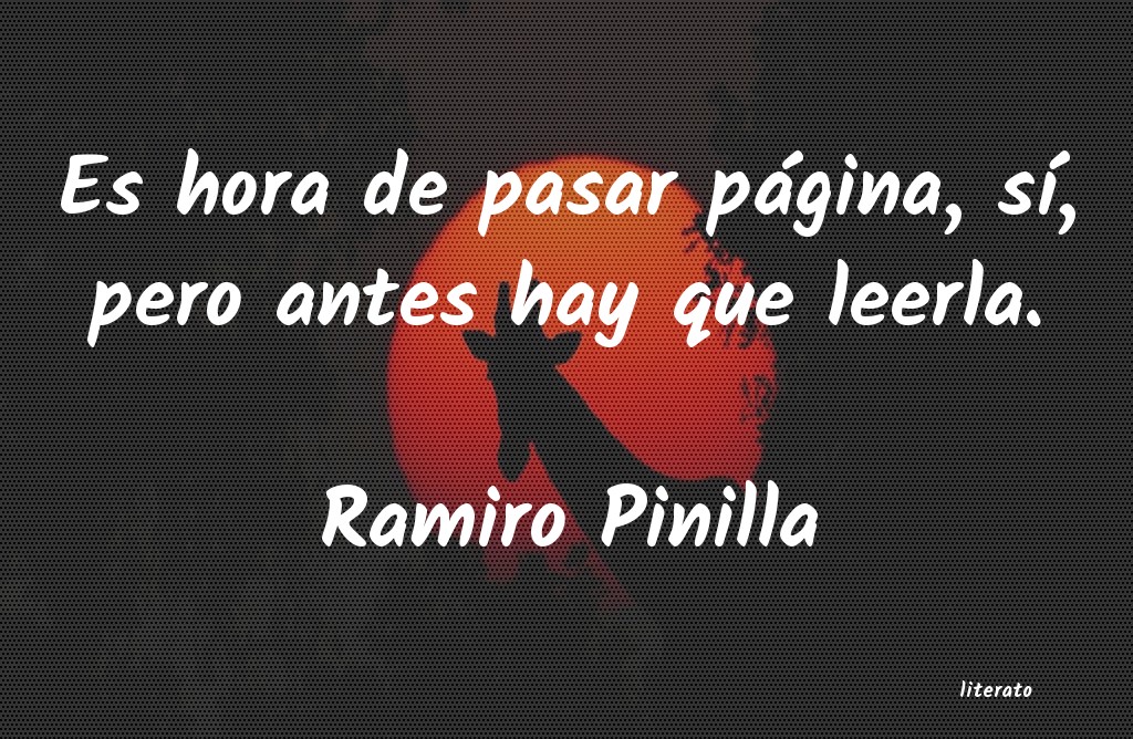 Frases de Ramiro Pinilla