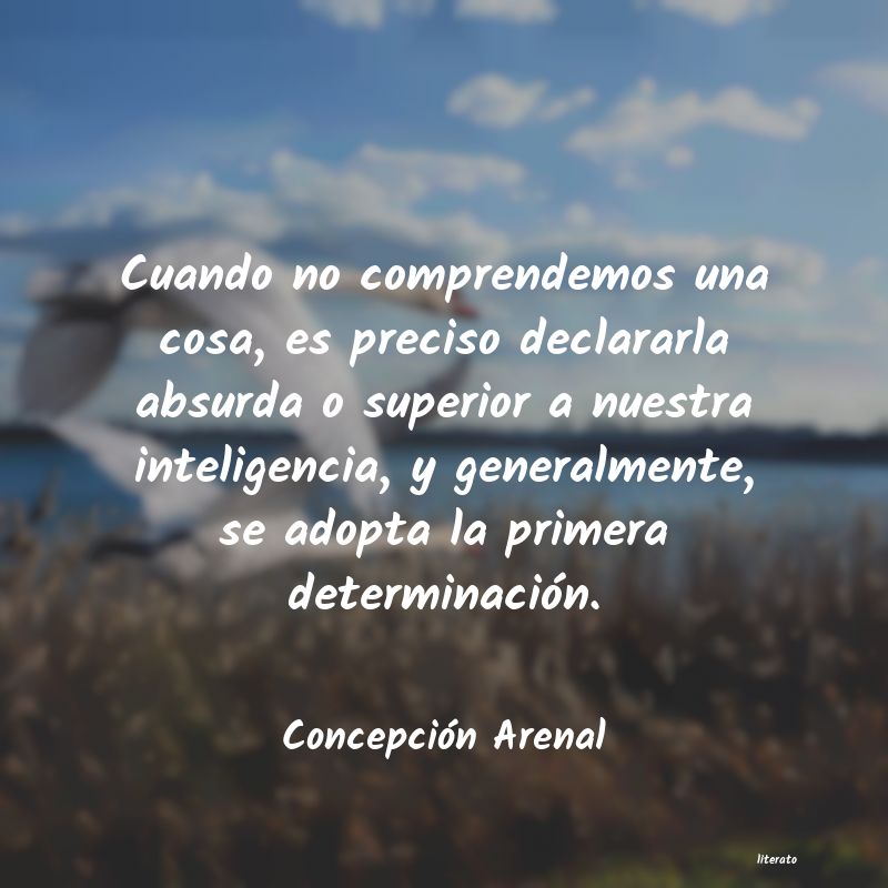 frases de Concepción Arenal