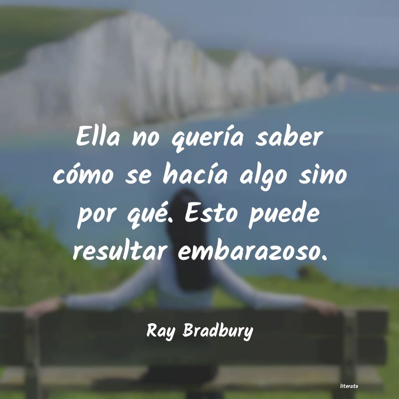 frases de Ray Bradbury