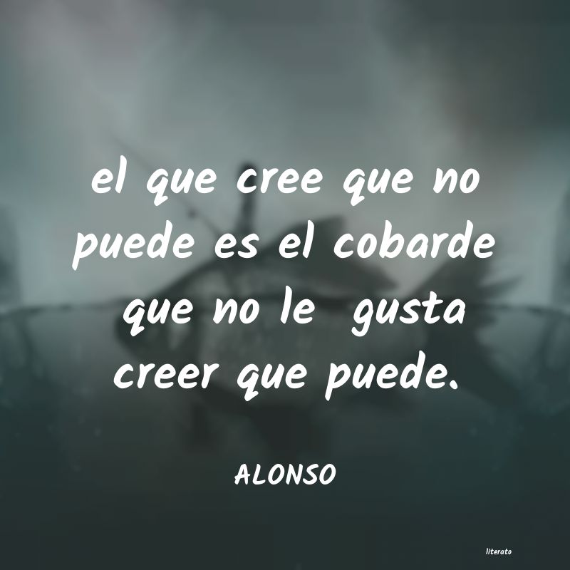 Frases de ALONSO