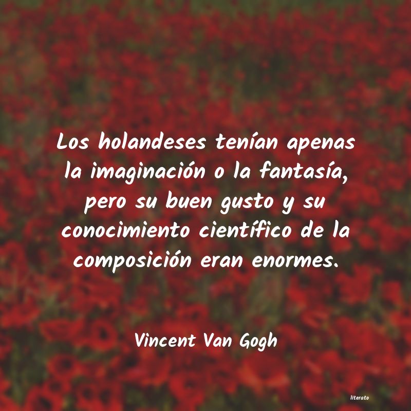 frases de Vincent Van Gogh
