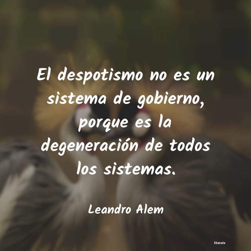 frases de Leandro Alem