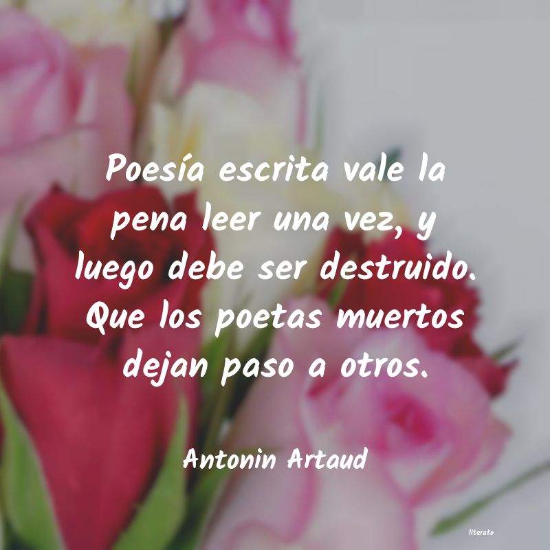 frases de Antonin Artaud