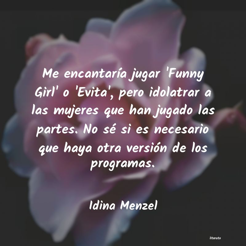 Frases de Idina Menzel