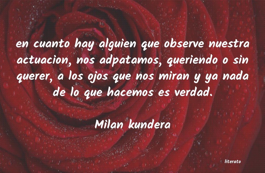 frases de Milan kundera