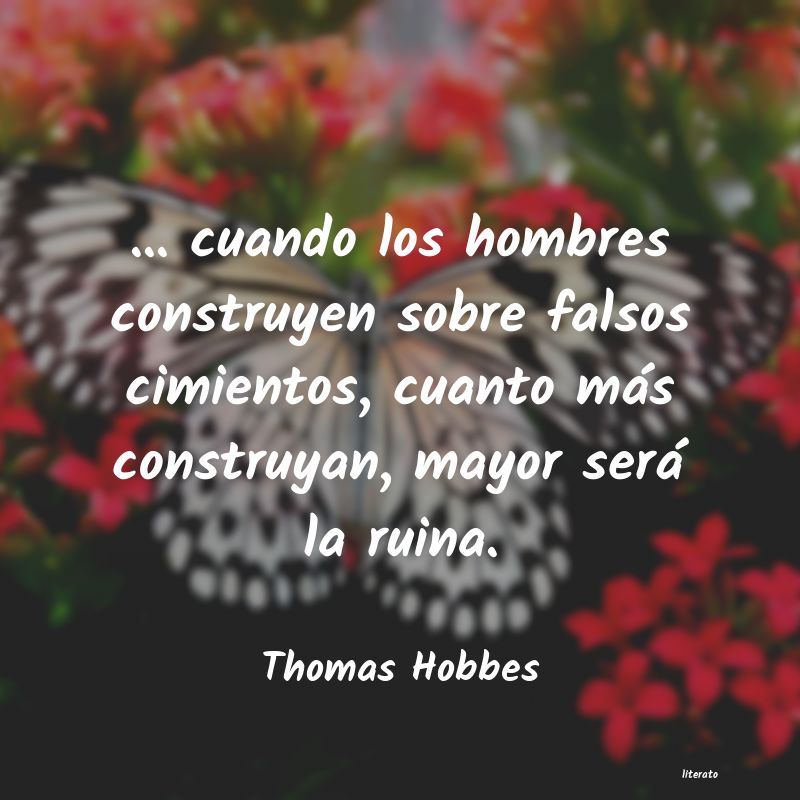 Frases de Thomas Hobbes