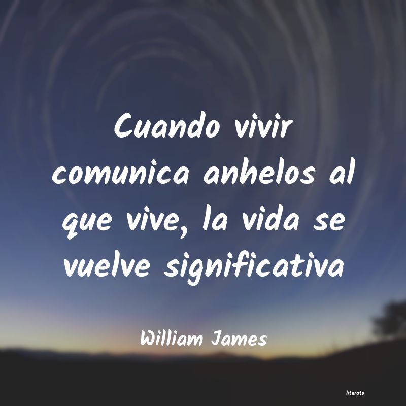 Frases de William James