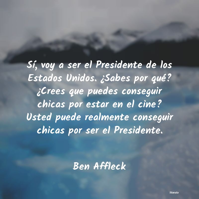 Frases de Ben Affleck