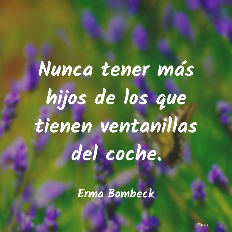 Frases de Erma Bombeck