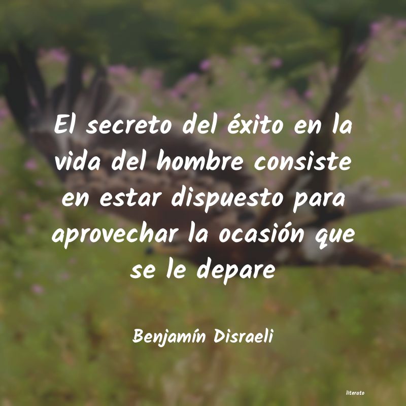 Frases de Benjamín Disraeli