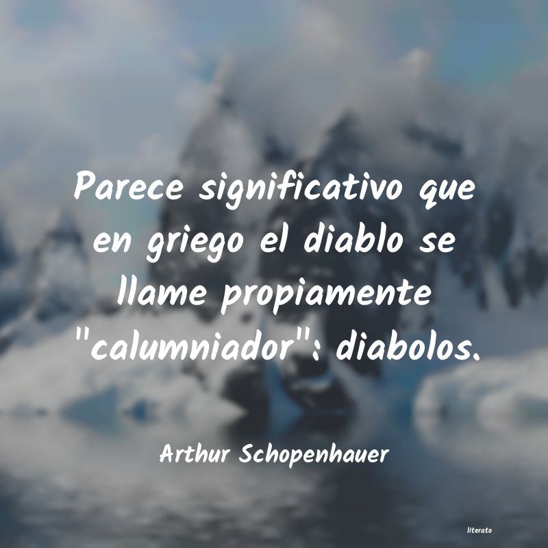 Frases de Arthur Schopenhauer