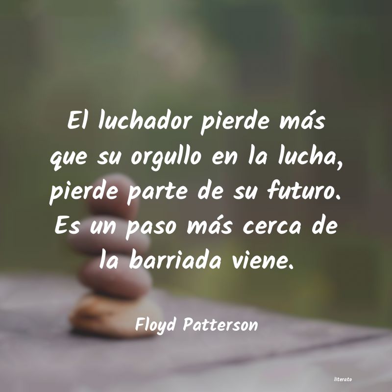 Frases de Floyd Patterson