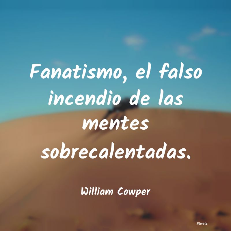 frases de William Cowper