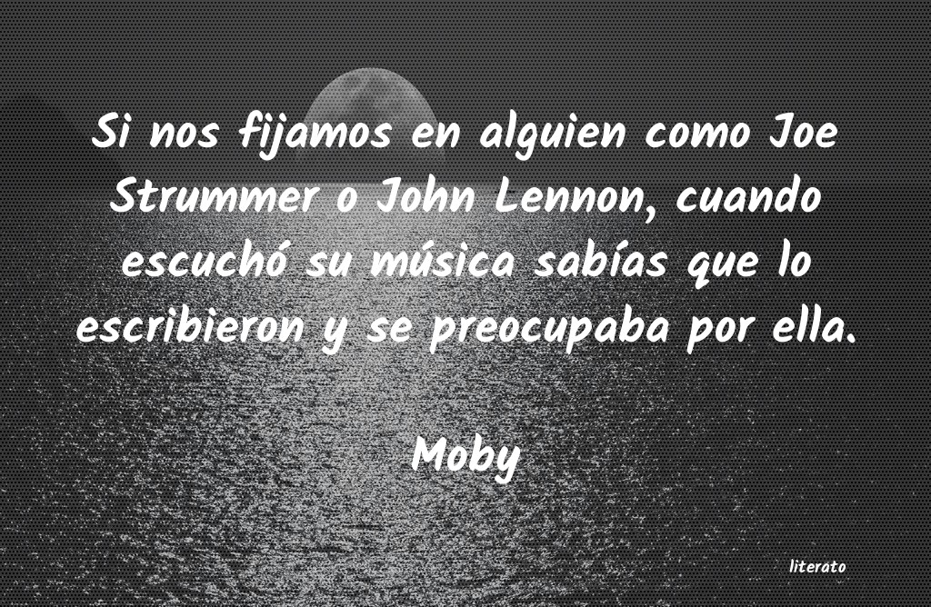 frases de Moby