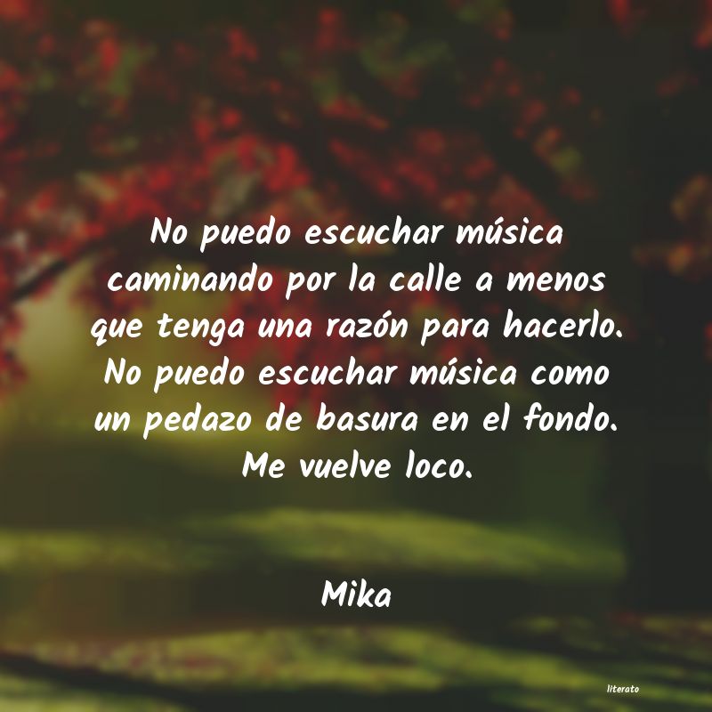 frases de Mika