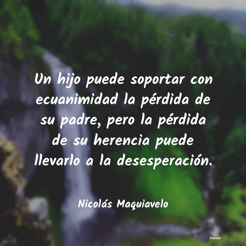 frases de Nicolás Maquiavelo