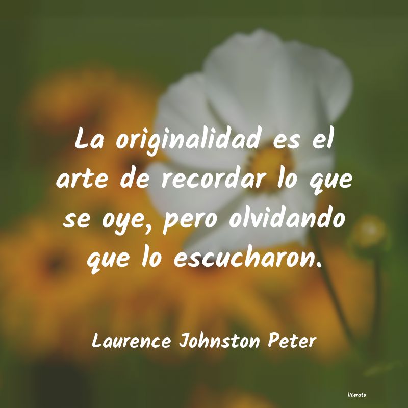 frases de Laurence Johnston Peter