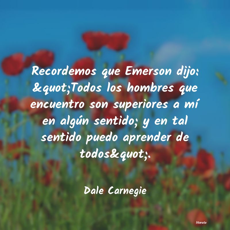 frases de Dale Carnegie