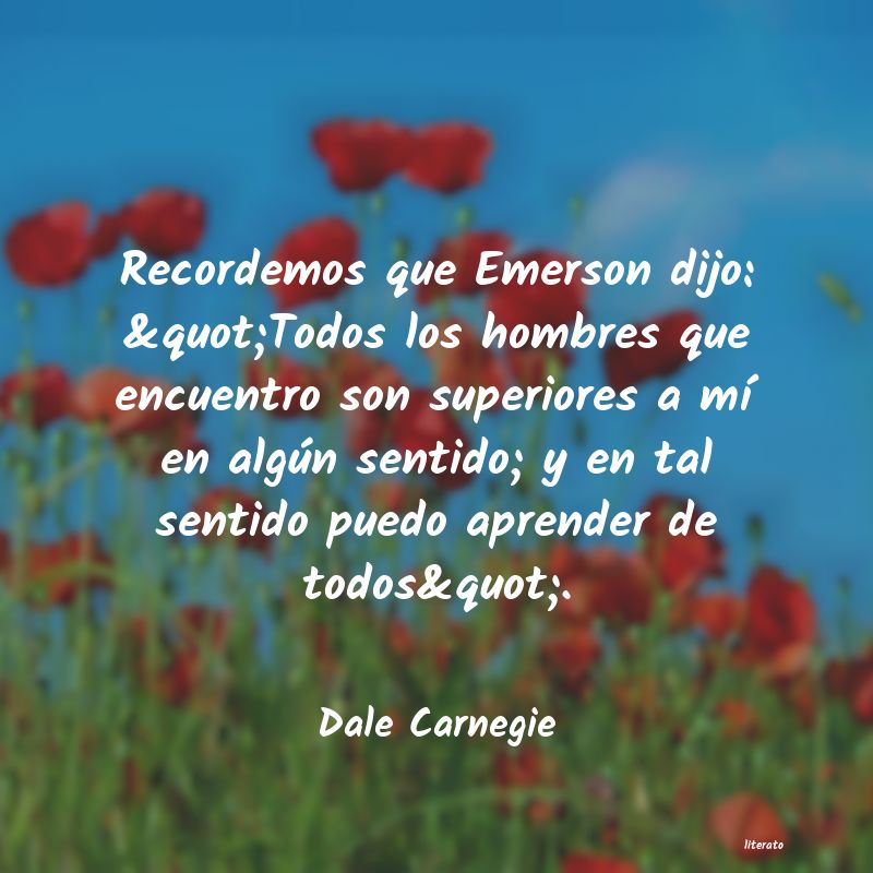 Frases de Dale Carnegie