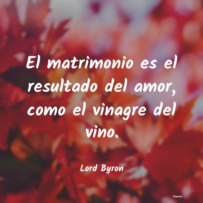 frases de Lord Byron