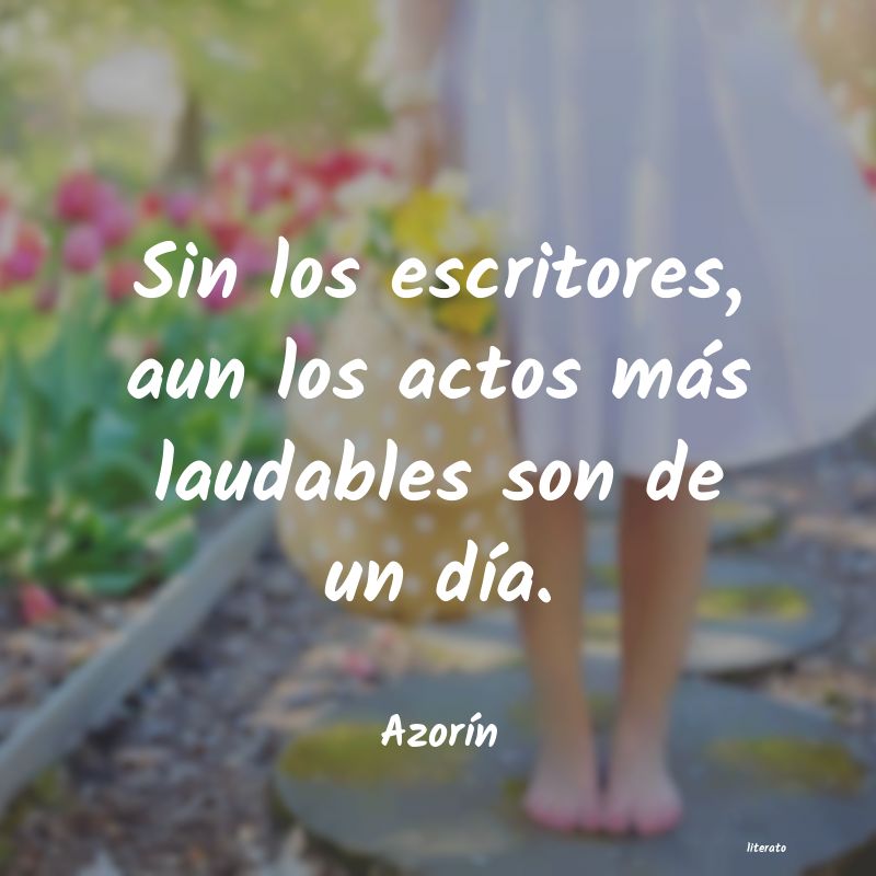 Frases de Azorín