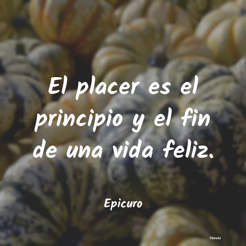 Frases de Epicuro