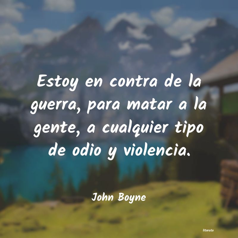 Frases de John Boyne